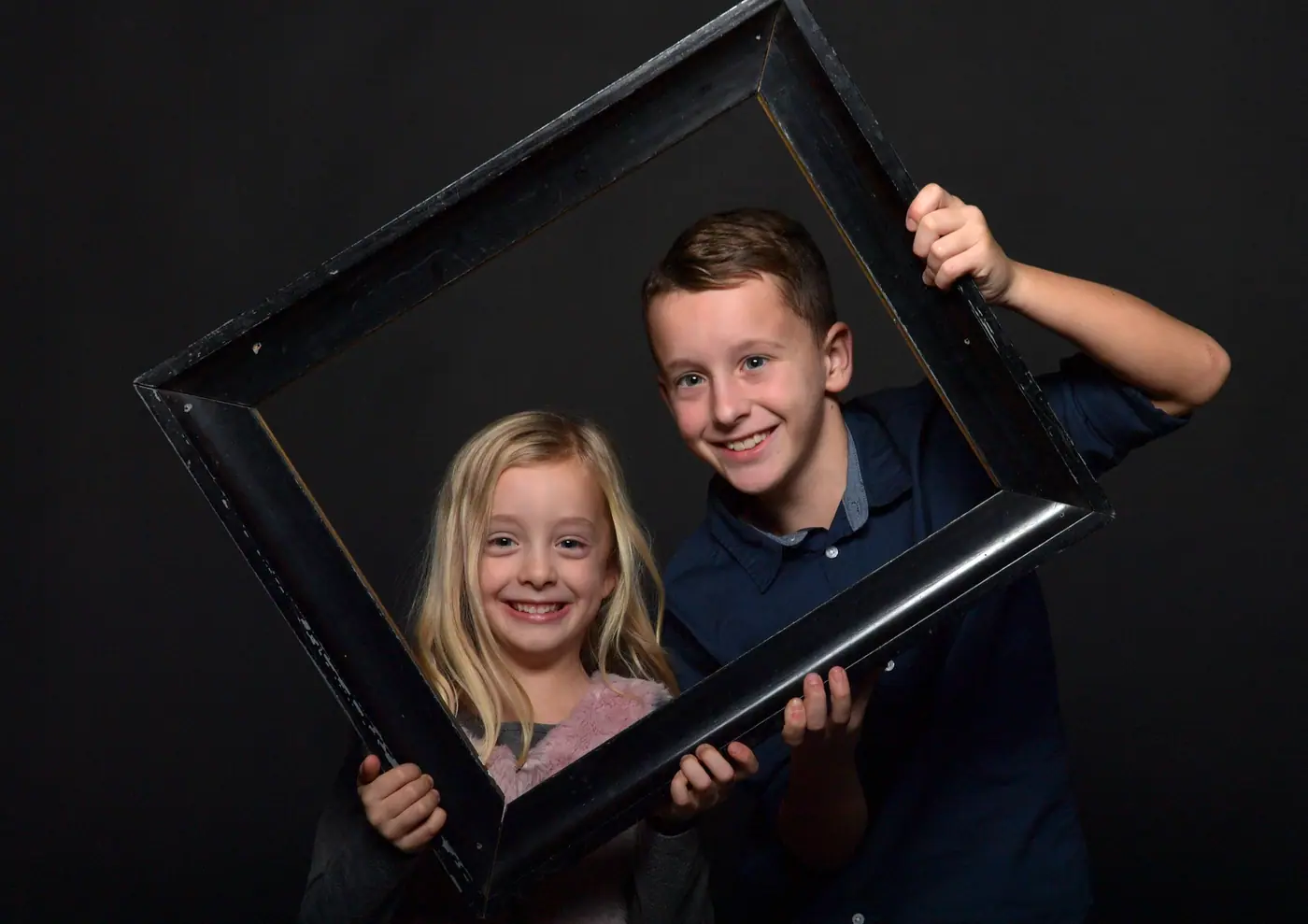 Familienfoto aus dem Studio des Aufnahme-Teams in Stutensee